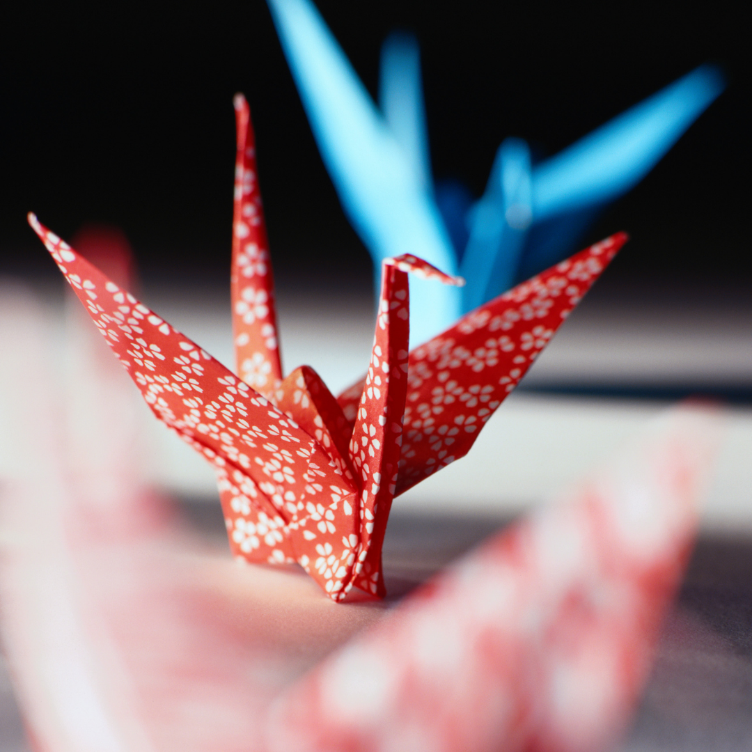 Paper Cranes Background Paper Cranes origami-instructions-crane