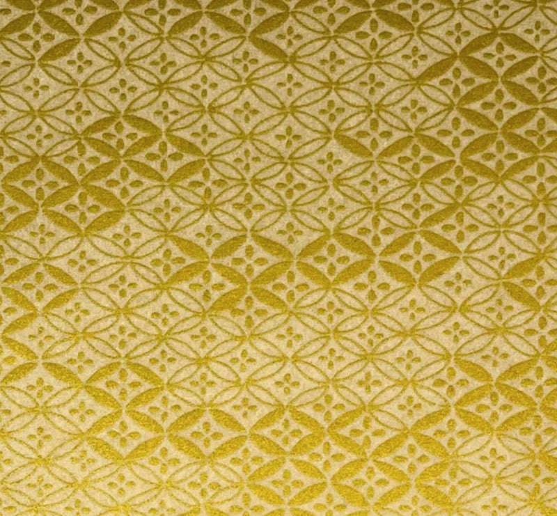 Japanese Yuzen Washi Paper Y0434 - Gold Diamonds - Chiyogami Paper With Gold Accent for origami, craft & scrapbooking 15x15cm (6")
