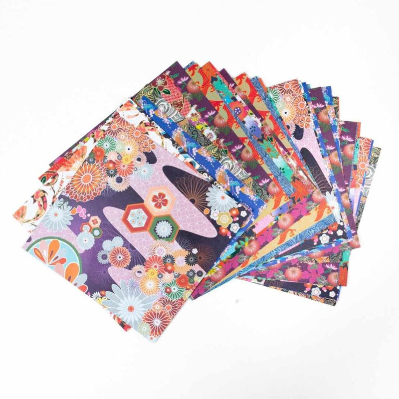 Origami Paper 36 sheets Japanese Chiyogami with 12 Different Designs 6" (15cm x 15cm)