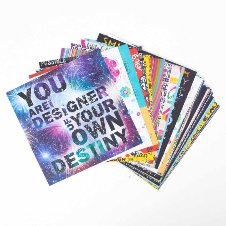 Origami Paper 36 sheets Inspirational Message with 12 Different Designs 6″ (15cm x 15cm)