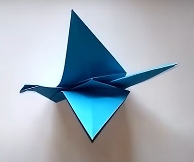 How to fold Origami Flapping Bird