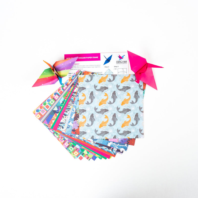 Origami Crane Kits – DIY Origami Kits - (Set of 6 PACKS)
