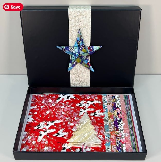 Premium Origami Christmas Kit in Gift Box – Origami Christmas Decorations and Gifts