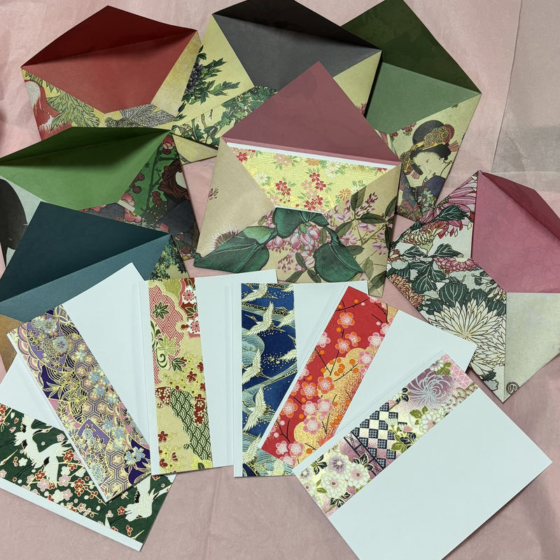 Origami Envelopes (optional cards) - Gift Cards - Set of 6