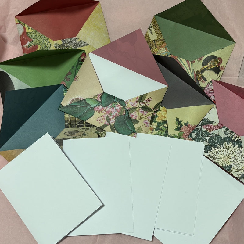 Origami Envelopes (optional cards) - Gift Cards - Set of 6