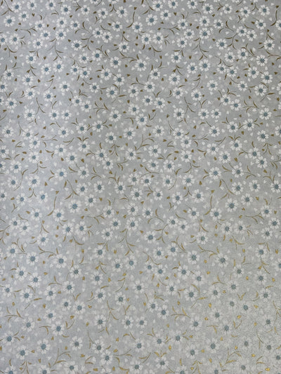Japanese Yuzen Chiyogami Washi Paper - KW111 – Ice Blue Sakura