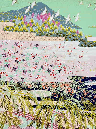 Sogara Yuzen Washi SY033 - Beauties of Nature
