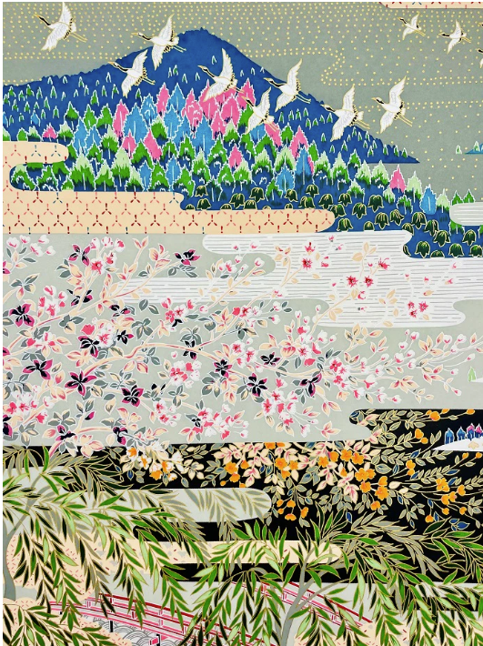 Sogara Yuzen Washi SY034 - Beauties of Nature (Variant)