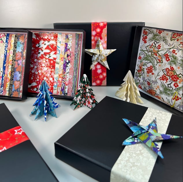 Premium Origami Christmas Kit in Gift Box – Origami Christmas Decorations and Gifts