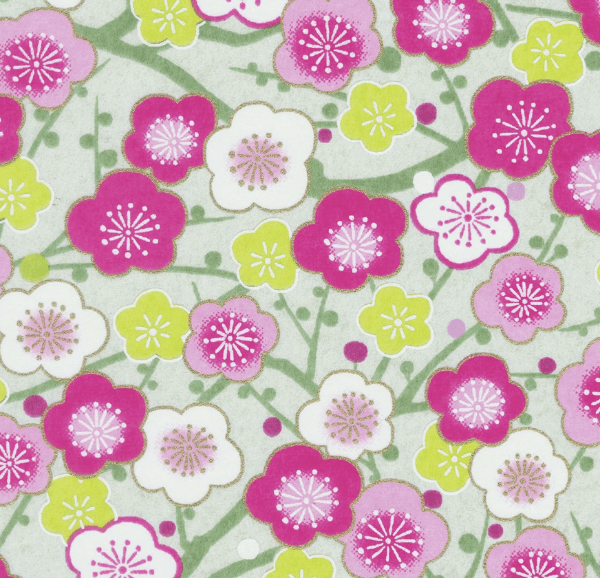 Japanese Yuzen Chiyogami Washi Paper (Y0031) – Blossom Garden