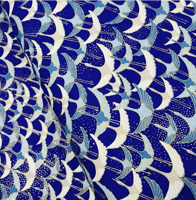 Yuzen Washi Paper Y0192 – Traditional Icon Collage (Japanese Chiyogami)
