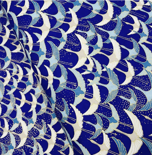 Yuzen Washi Paper Y0192 – Traditional Icon Collage (Japanese Chiyogami)