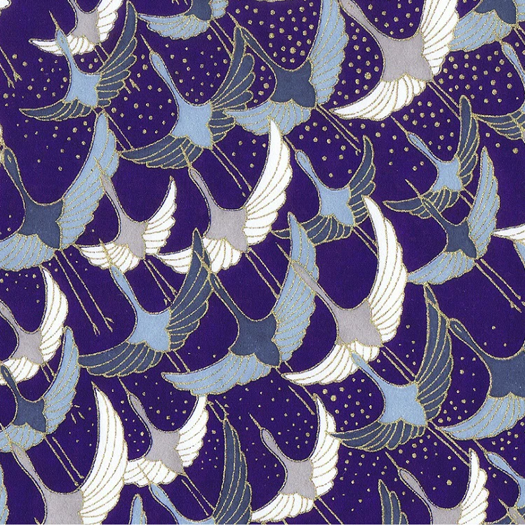 Yuzen Washi Paper Y0192 – Traditional Icon Collage (Japanese Chiyogami)