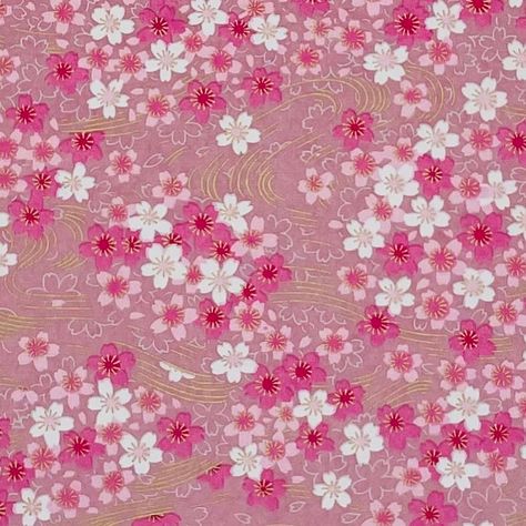 Japanese Yuzen Chiyogami Washi Paper (Y0217) – Pink Cherry Blossom Harmony