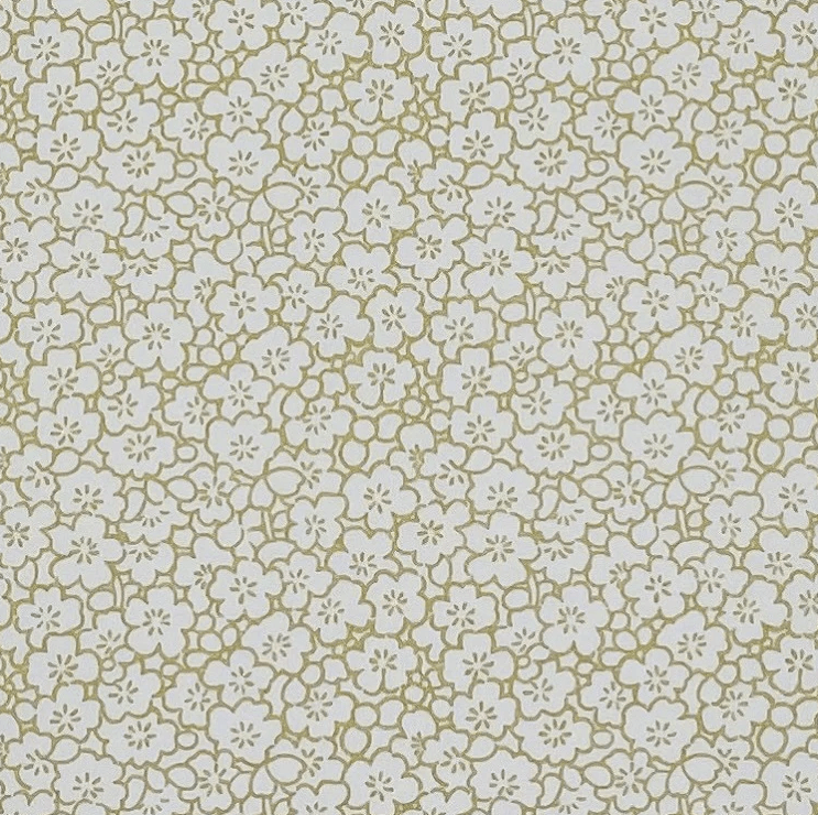 Japanese Yuzen Chiyogami Washi Paper (Y0220) – Subtle Sakura Elegance