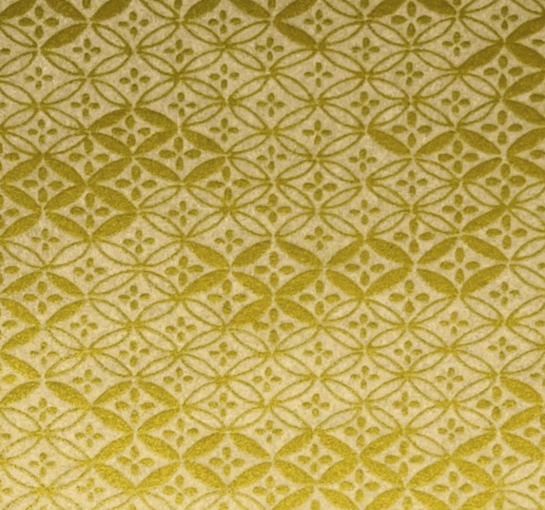 Japanese Yuzen Chiyogami Washi Paper (Y0434) – Gold Geometric Pattern