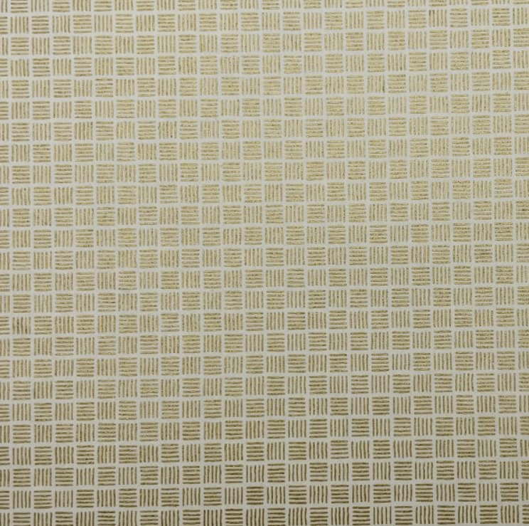 Japanese Yuzen Chiyogami Washi Paper Y1100 - Gold Textured Grid