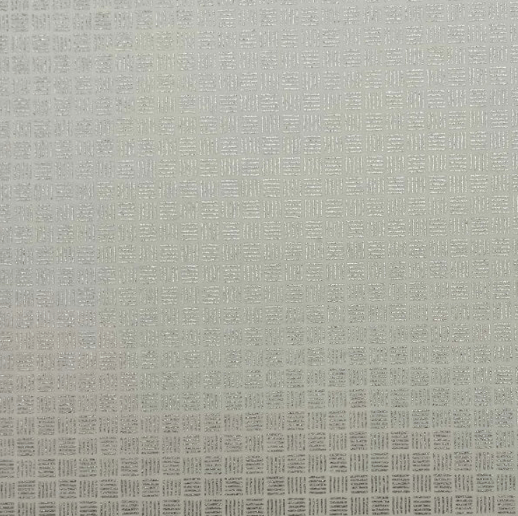 Japanese Yuzen Chiyogami Washi Paper Y1101 - Silver Textured Grid