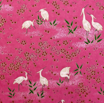 Yuzen Washi Paper Y1178 – Kaleidoscope Floral (Japanese Chiyogami)