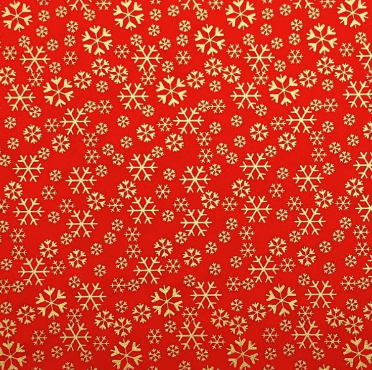 Japanese Yuzen Chiyogami Washi Paper (Y0727) – Festive Snowflake