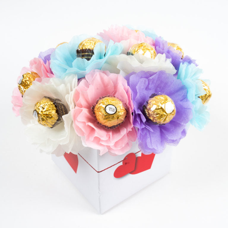 Pretty Pastel – Ferrero Rocher Chocolate Flower Bloom – New Mums Gift, Anniversary, Birthdays