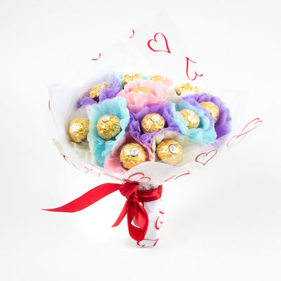 Pretty Pastel – Ferrero Rocher Chocolate Flower Bloom – New Mums Gift, Anniversary, Birthdays