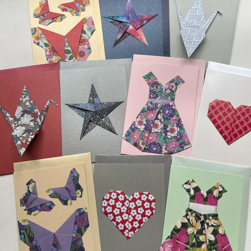 Origami Cards - Set of 10 - Blank Cards