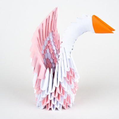 3D Origami Kit – 2in1 Kit to Make a Swan or Butterfly - Paper Supply Kit