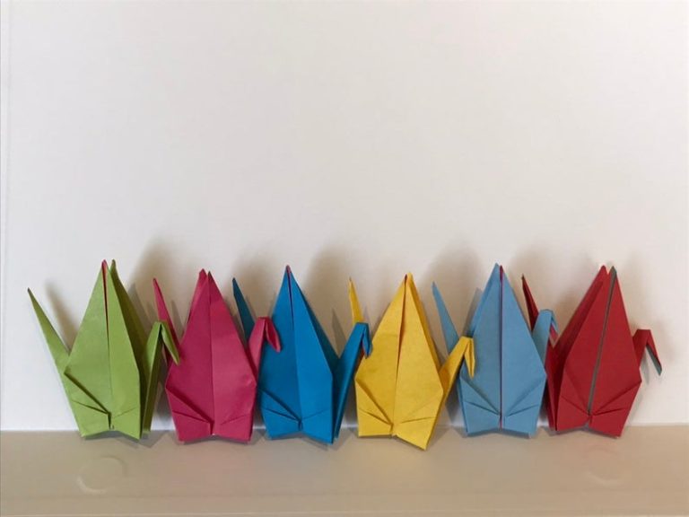 Origami Paper Crane – Solid Colours
