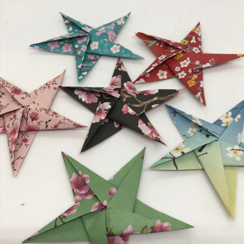 Origami Christmas Stars - Christmas Decoration