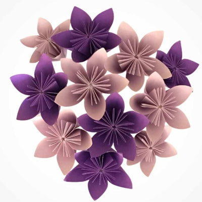 Purple Kusudama Flower Arrangement – Flowers on Wire Bouquet