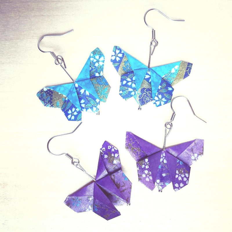 Origami Butterfly Earrings