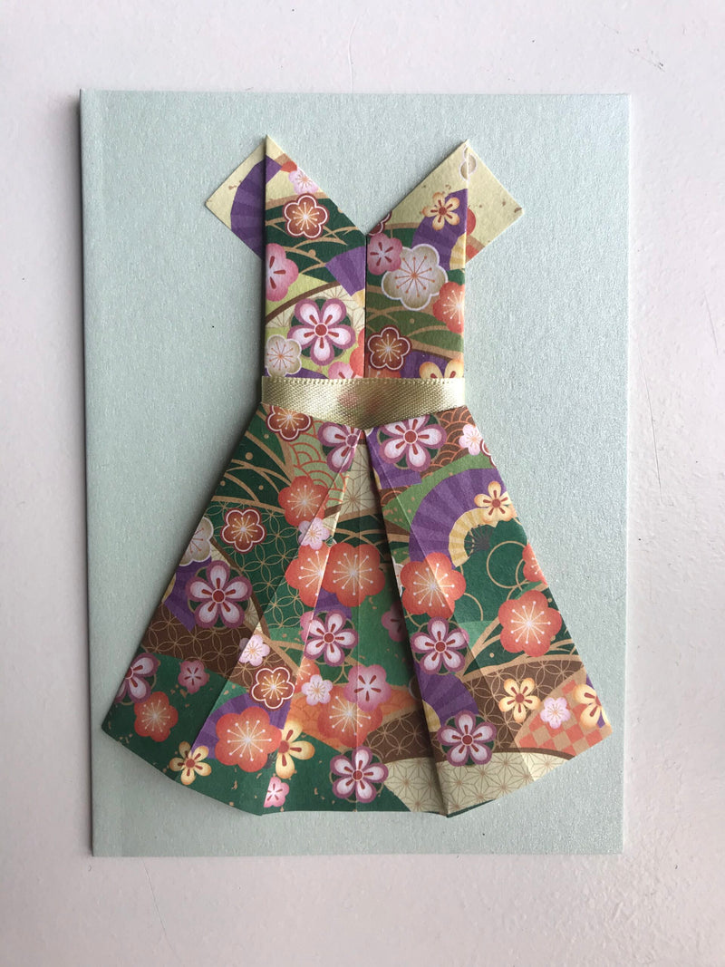 Origami Dress Cards - Set of 3