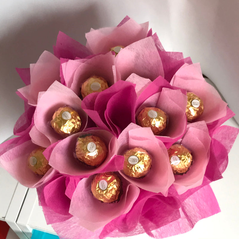 Chocolate Bouquet in a Box  - Ferrero Rocher Chocolates – Valentine&